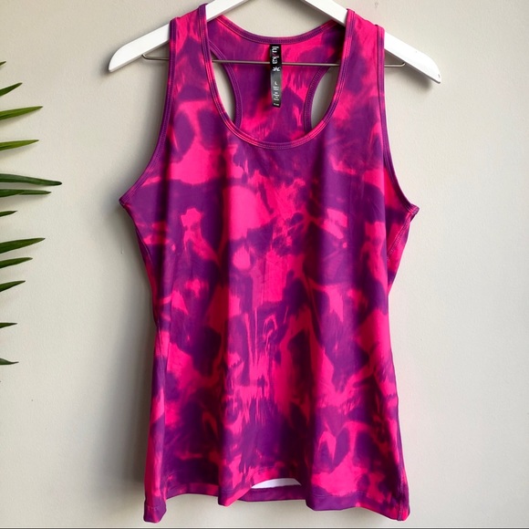 lukka Tops - Lukka tie dye pink purple tank size L